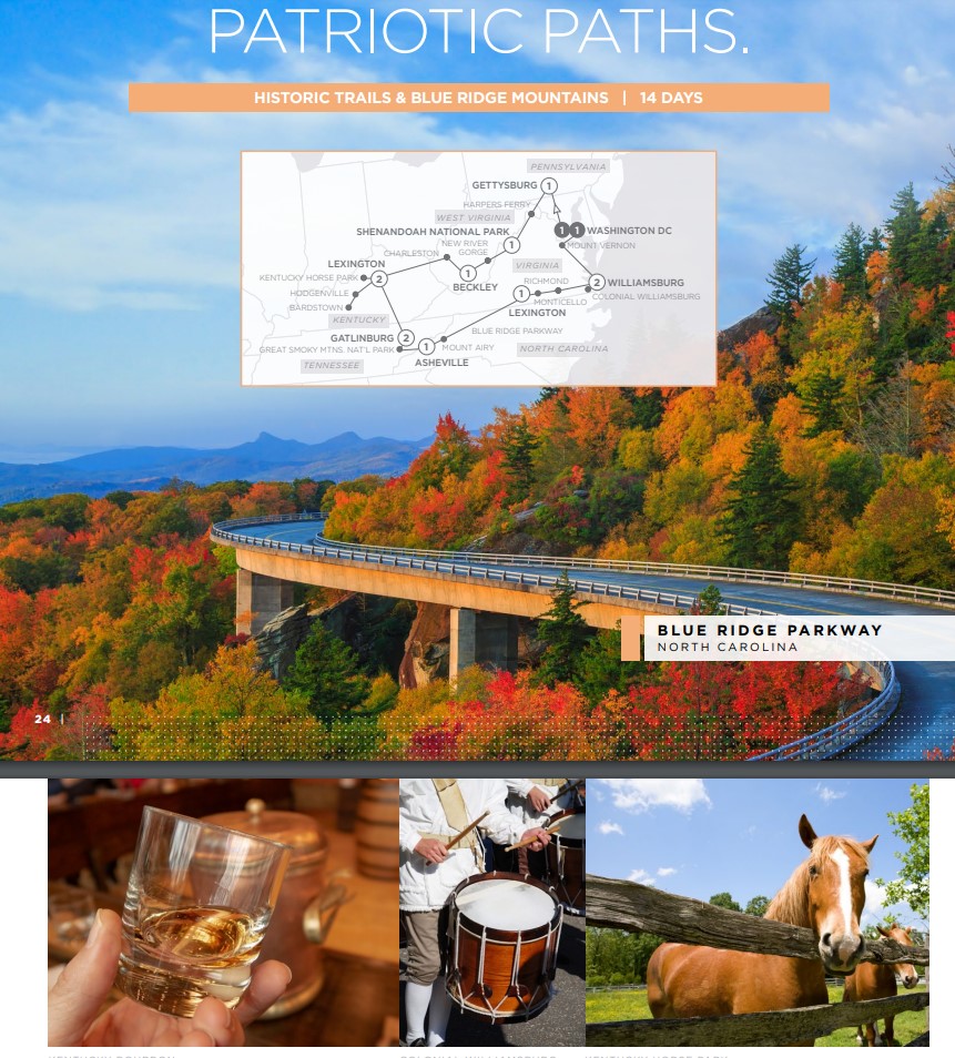 Historic trails and Blue Ridge
