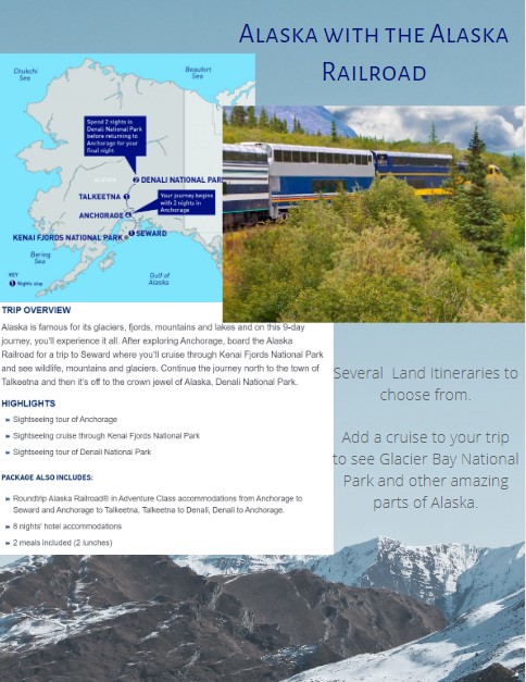 sample Alaska RR trip USA